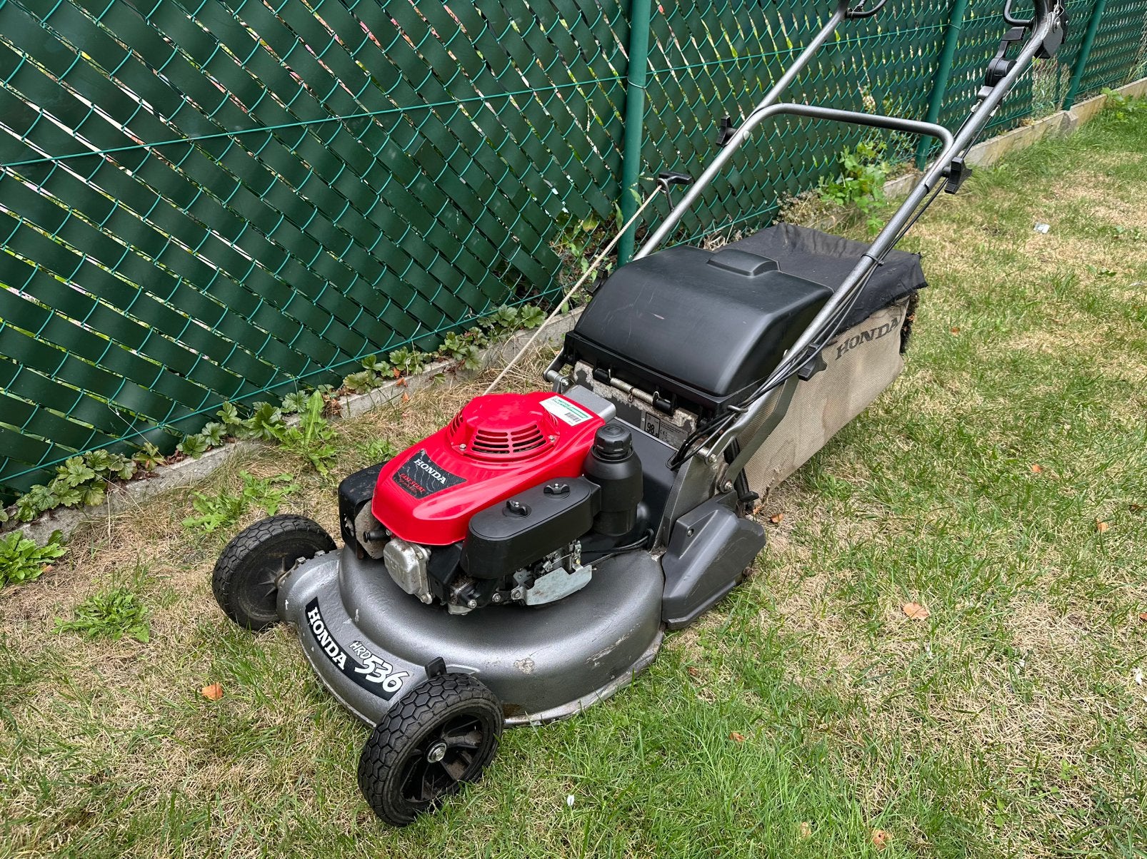 Honda HRD 536 QXE | Professionele grasmaaier, Tondeuse rotative, Utilisé, Sac de ramassage, Tondeuses à gazon à essence