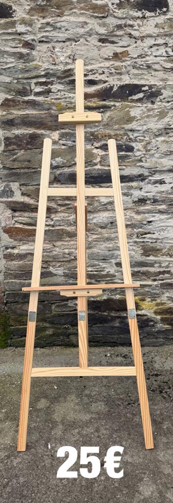 Chevalet pliable en bois de 1,75 m pour peinture, Enlèvement, Comme neuf, Chevalet