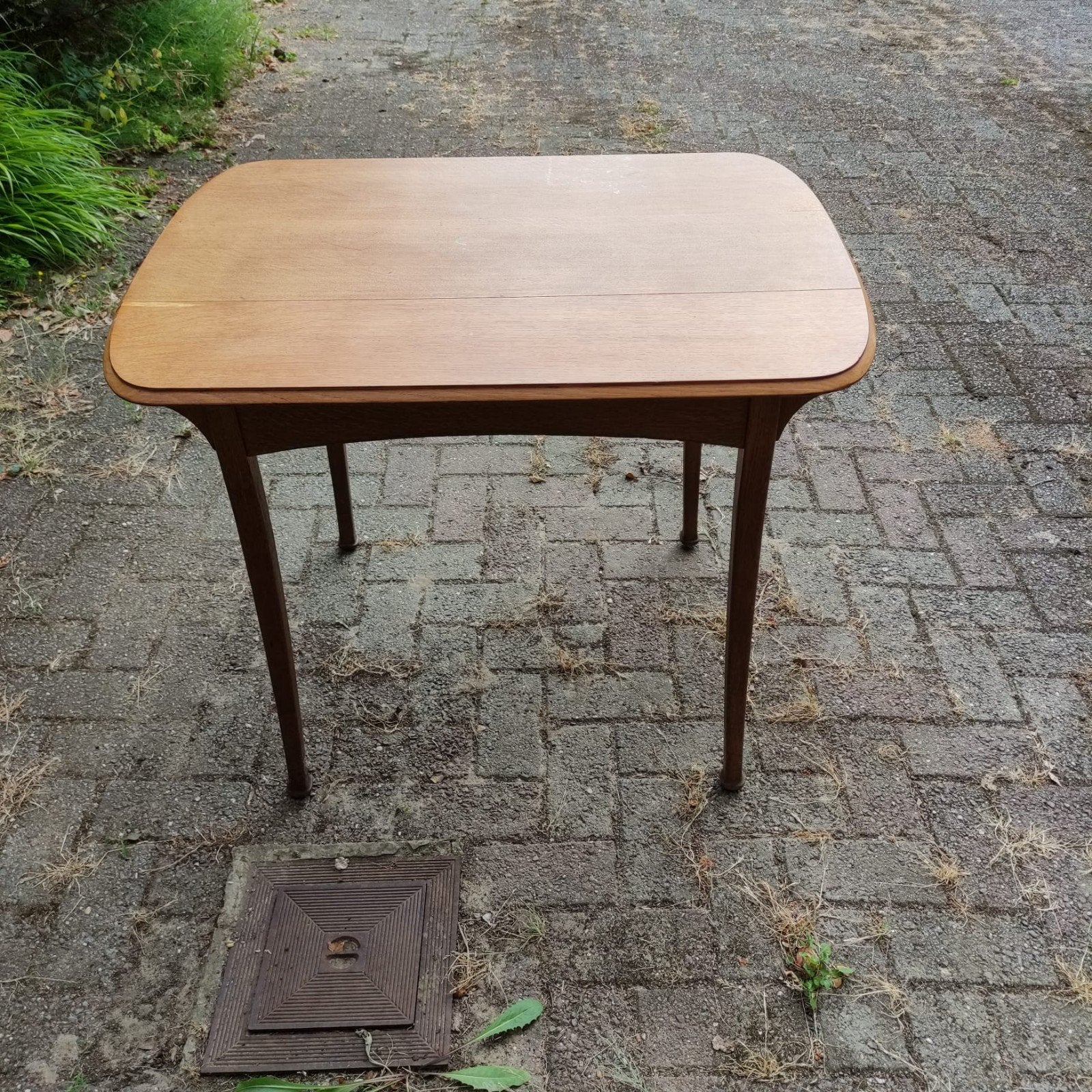 Table chêne clair 1900 art nouveau, Maison & Meubles, Art nouveau, Comme neuf, Enlèvement, 75 cm ou plus