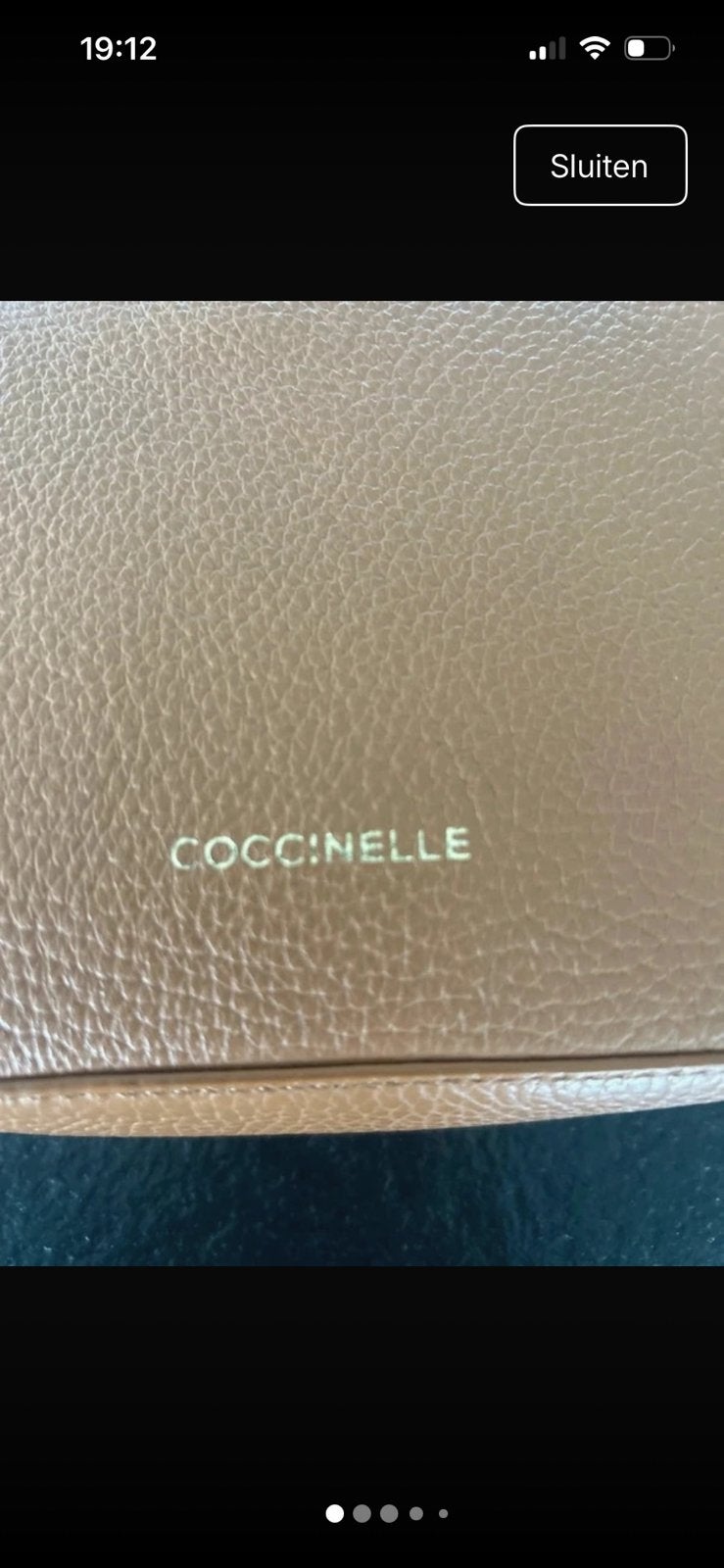 Coccinelle handtas, Overige merken, Bruin, Ophalen of Verzenden, Zo goed als nieuw