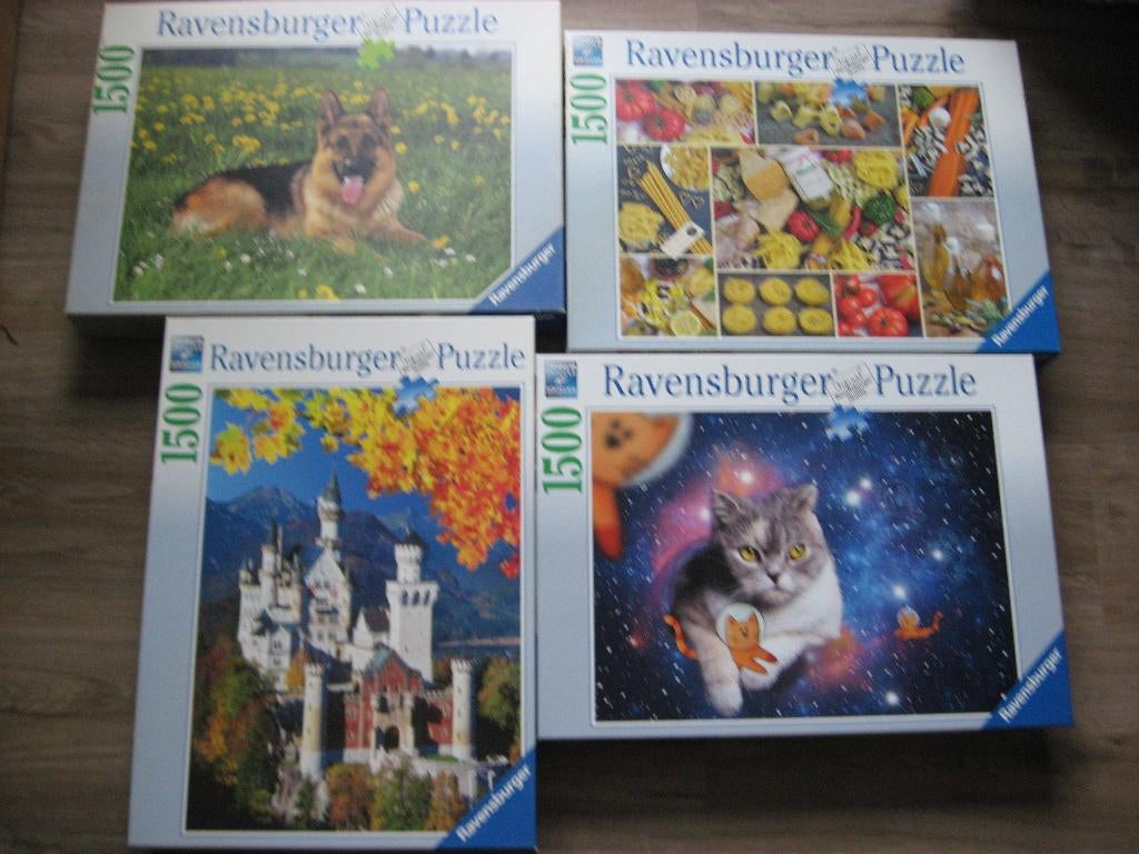 Ravensburger Puzzels 1500 st Zie Foto's, Ophalen of Verzenden, 500 t/m 1500 stukjes, Legpuzzel