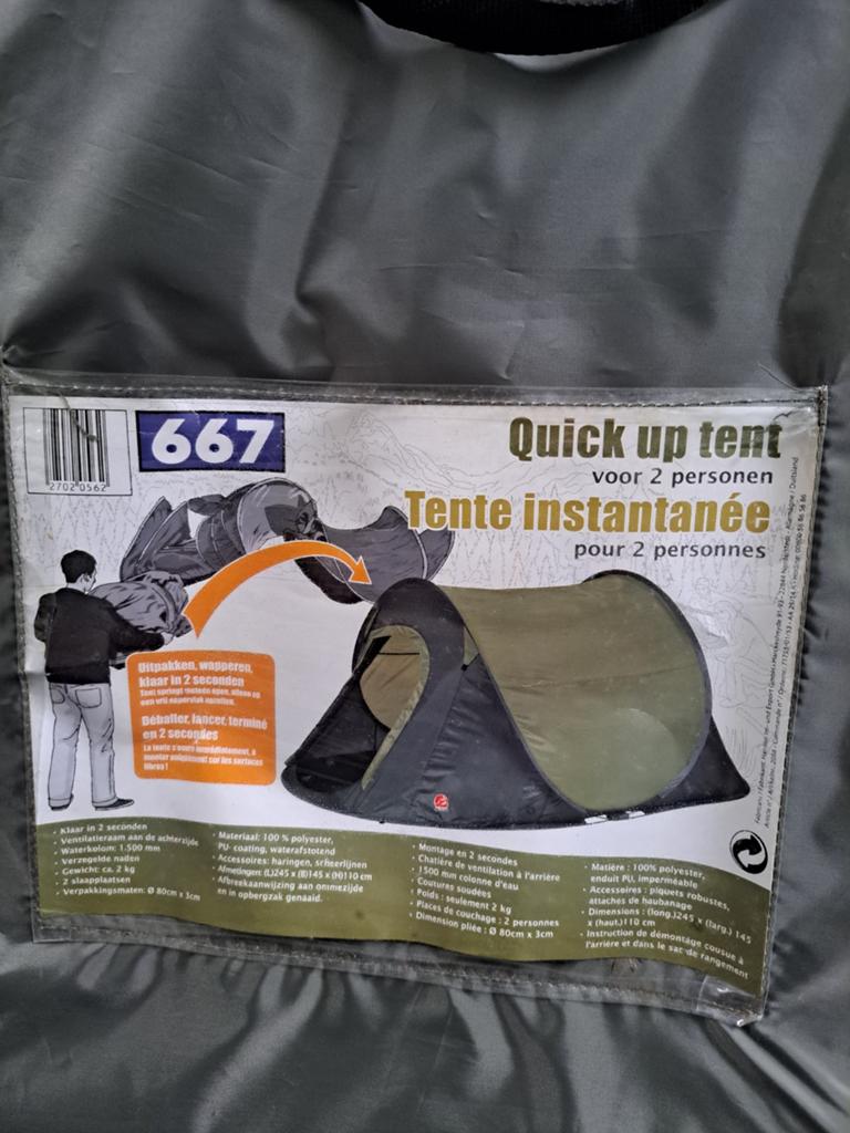 2 persoonstent, Caravans en Kamperen, Tenten, Ophalen