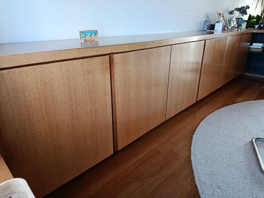 buffet en chêne massif, 200 cm ou plus, Enlèvement, Utilisé, Chêne
