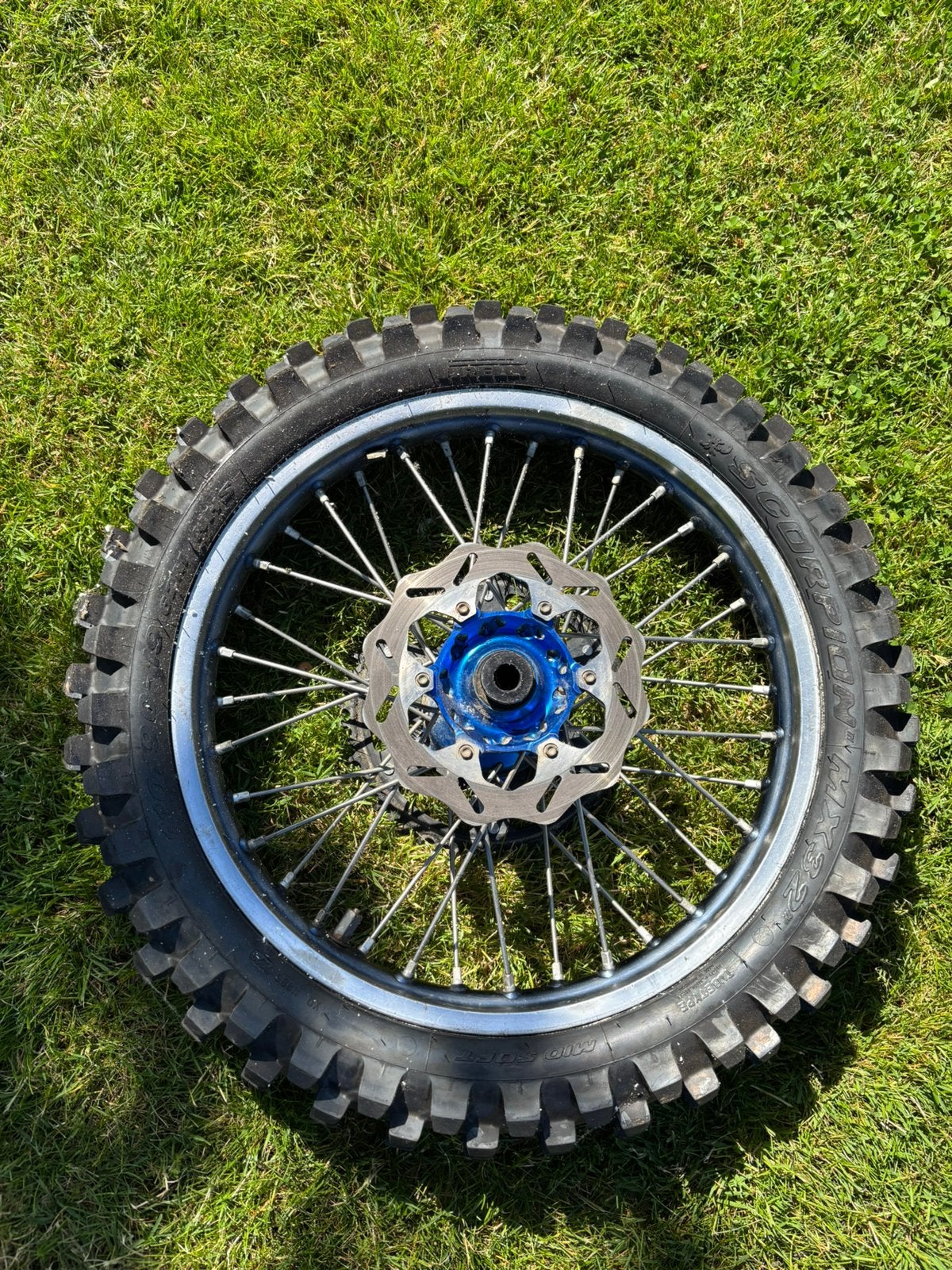Cross achterwiel haan husqvarna ktm 19inch, Motoren, Ophalen of Verzenden, Gebruikt