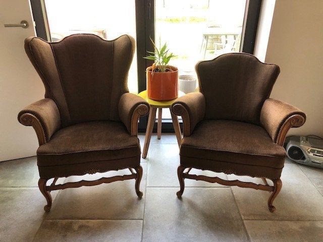 2 leuke vintage retro antieke zeteltjes, Ophalen