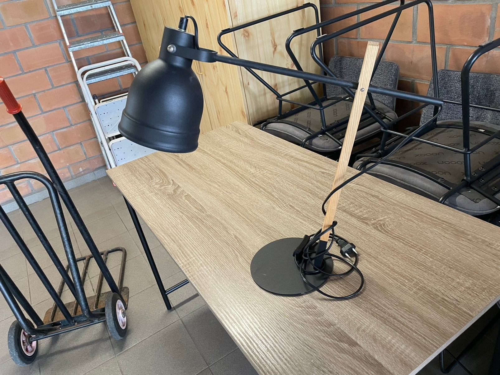 Bureaulamp, Industriel, Source lumineuse incluse, Lampe de bureau, Comme neuf