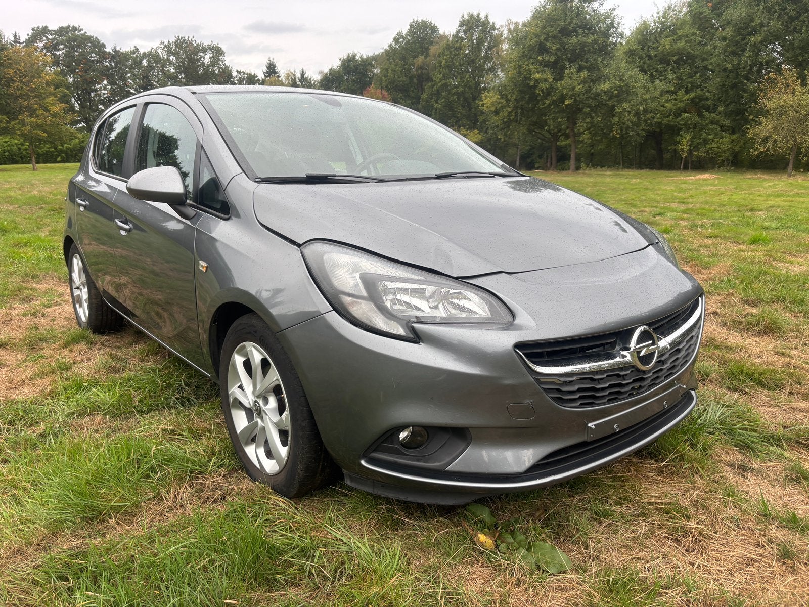 Opel Corsa 1.4i EURO 6b 118.000km 66kW  airco  5 portes, Autos, Argent ou Gris, Achat, Euro 6, Entreprise