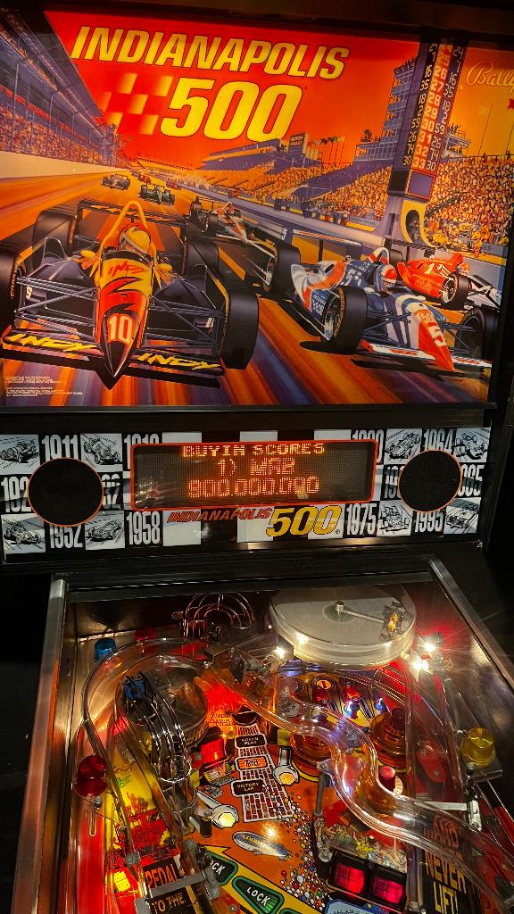 Indianapolis 500, Bally, Flipper (jeu), Comme neuf, Enlèvement