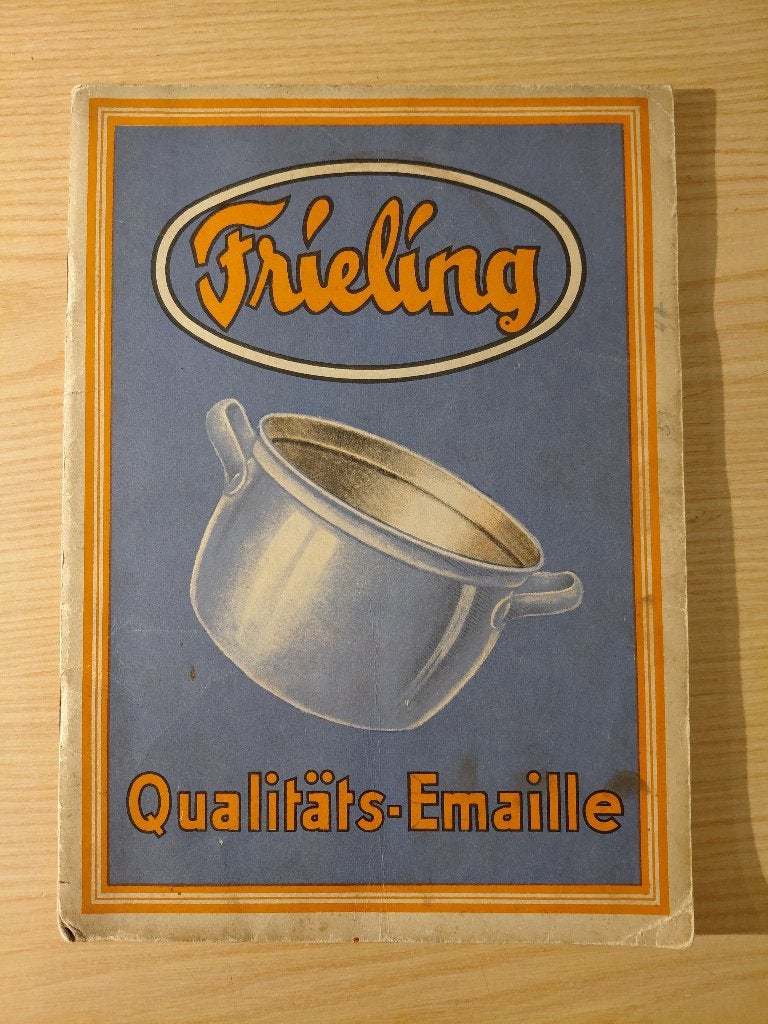 catalogus - reclame - email - emaille - Frieling, Ophalen of Verzenden, Gebruikt, Overige typen