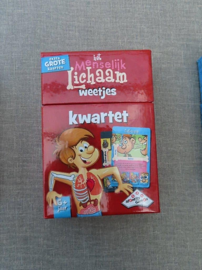 Kwartet 'Het menselijk lichaam weetjes', Ophalen of Verzenden, Zo goed als nieuw, Kwartet(ten)