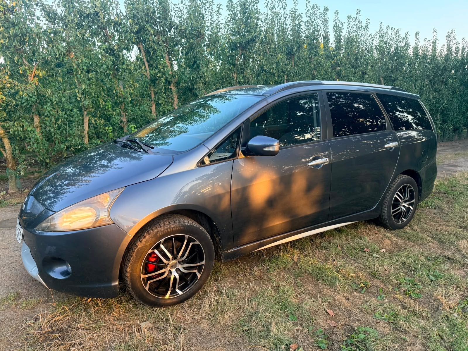Mitsubishi Grandis 2.0 Diesel en bon état, Autos, Mitsubishi, Argent ou Gris, Grandis, 7 places, 5 portes