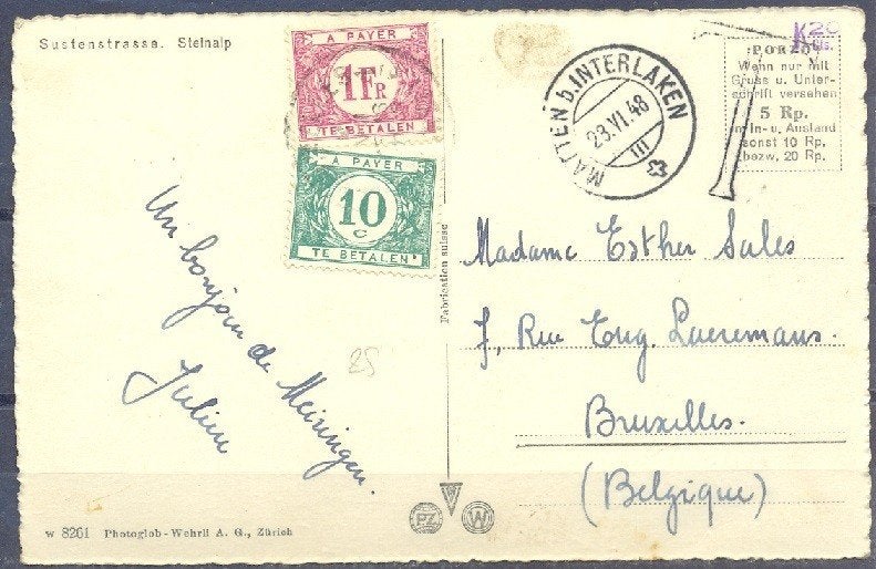 postzegels, Enlèvement ou Envoi, Affranchi, Avec timbre