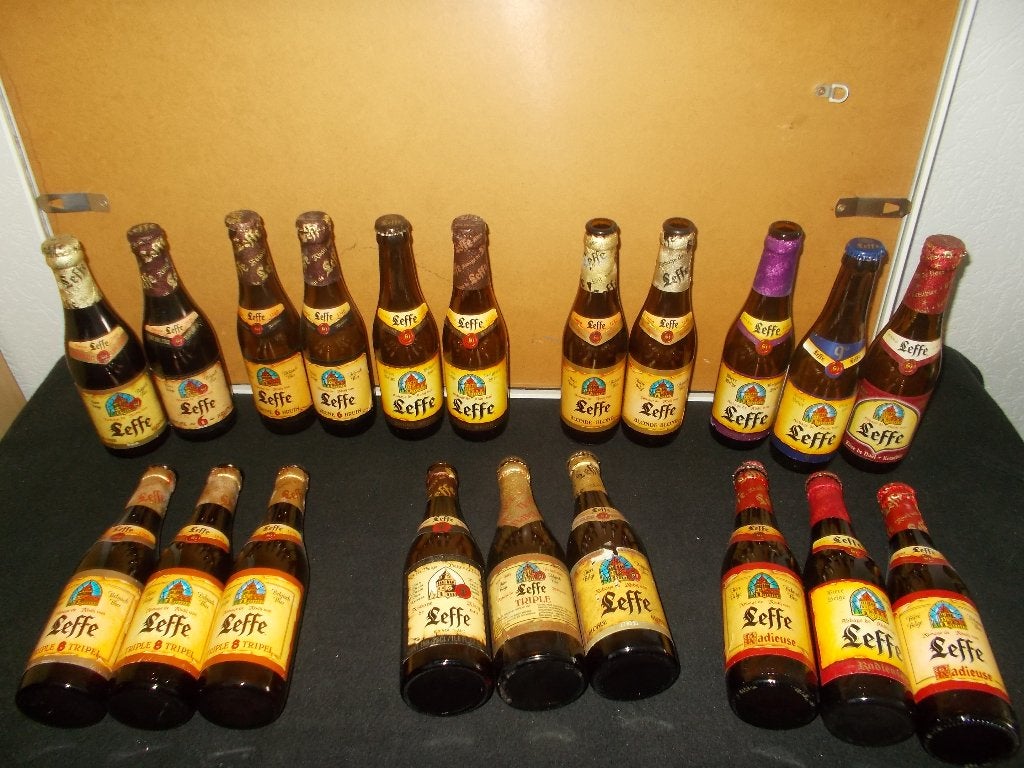 LEFFE - Collectie 20 flessen - 2 vol - GRADE - INTERBREW, Ophalen, Gebruikt, Flesje(s), Leffe