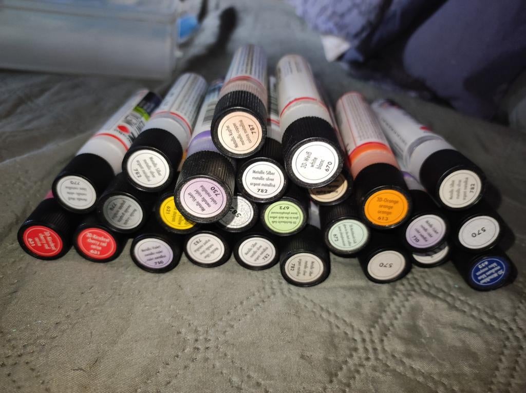 Tubes reliefs couleurs diverses, Hobby & Loisirs créatifs, Enlèvement ou Envoi