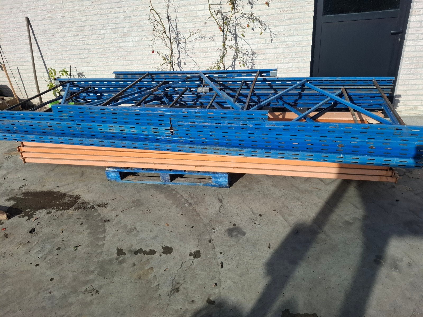 palletstelling, Ophalen