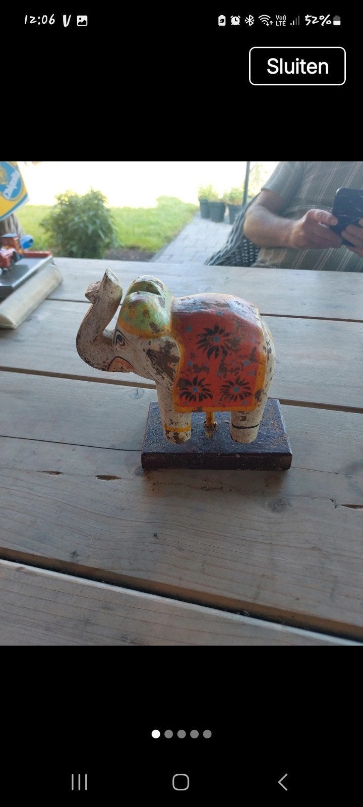 Vintage olifantje, Ophalen of Verzenden