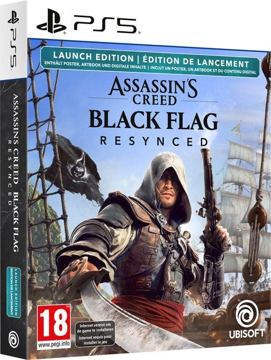 Assassin’s Creed IV Black Flag Resynced + Carte - PS5, Online, Enlèvement ou Envoi, Aventure et Action, Comme neuf