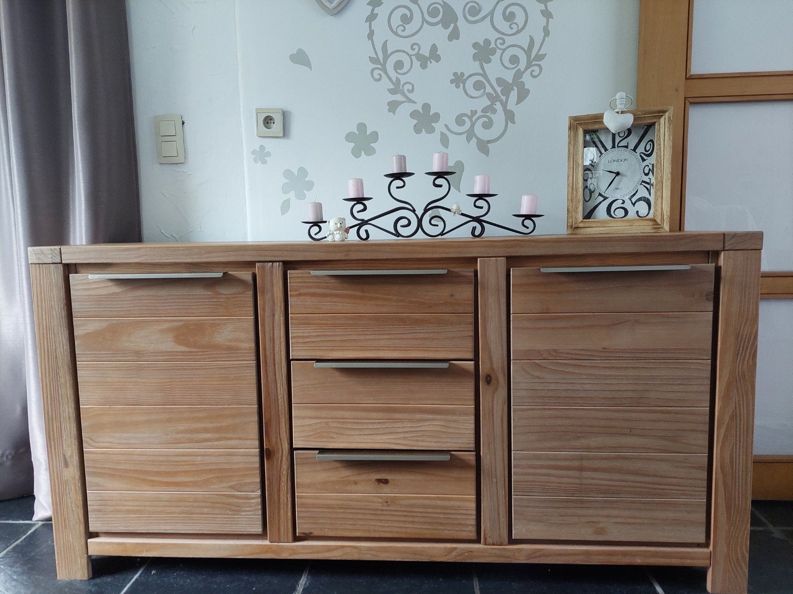 Zeer mooie natuurhout commode, Enlèvement