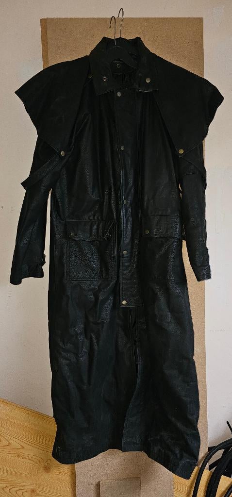 Lange leren jas maat L (RAYO Classic), Kleding | Heren, Maat 52/54 (L), Zwart, RAYO CLASSIC, Ophalen of Verzenden