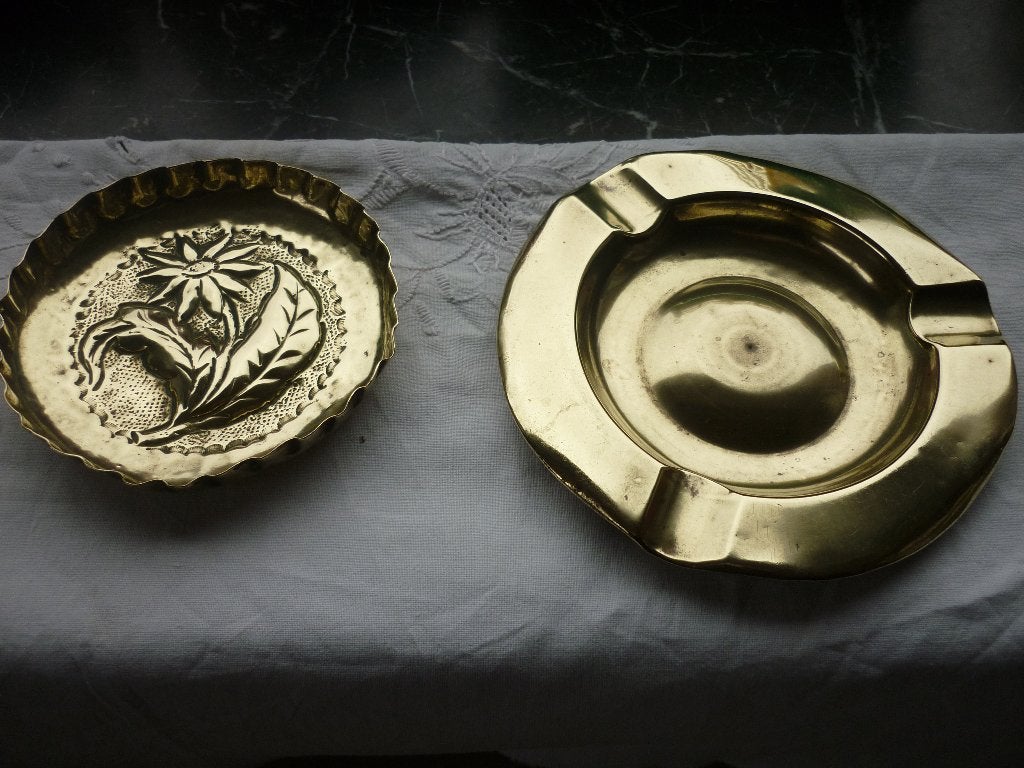 Koperen asbakken, Antiek en Kunst, Ophalen of Verzenden