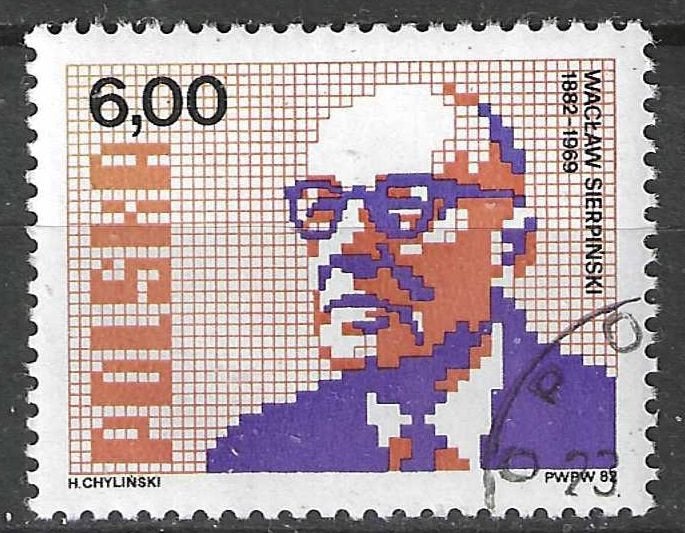 Polen 1982 - Yvert 2647 - Wacław Sierpinski (ST), Verzenden, Polen, Gestempeld
