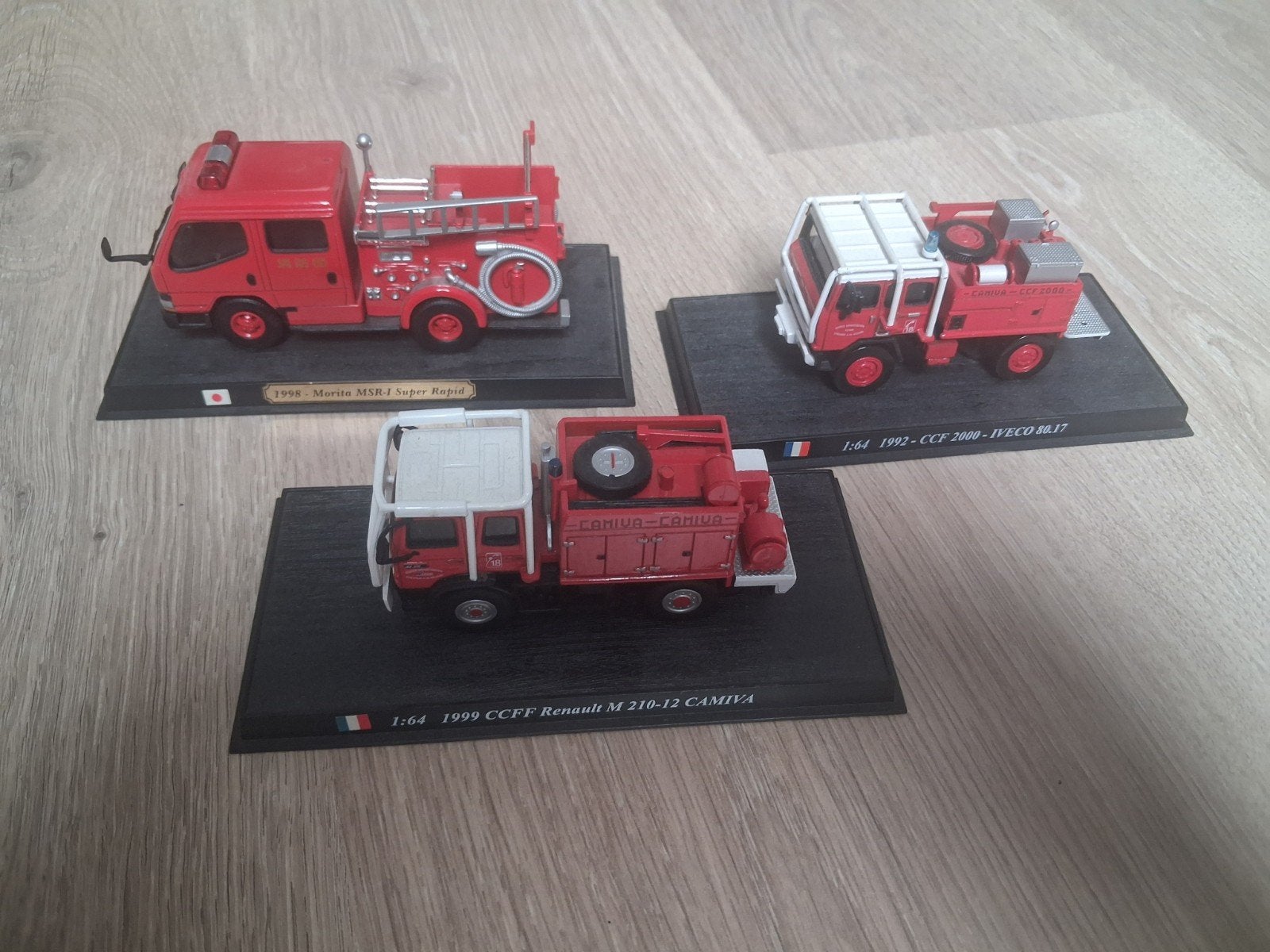brandweer autos schaalmodel, Ophalen