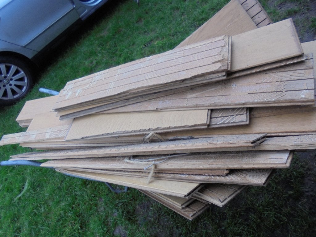 lot de planches de parquet en chêne, Bricolage & Construction, Chêne, Utilisé, Moins de 200 cm, Planche