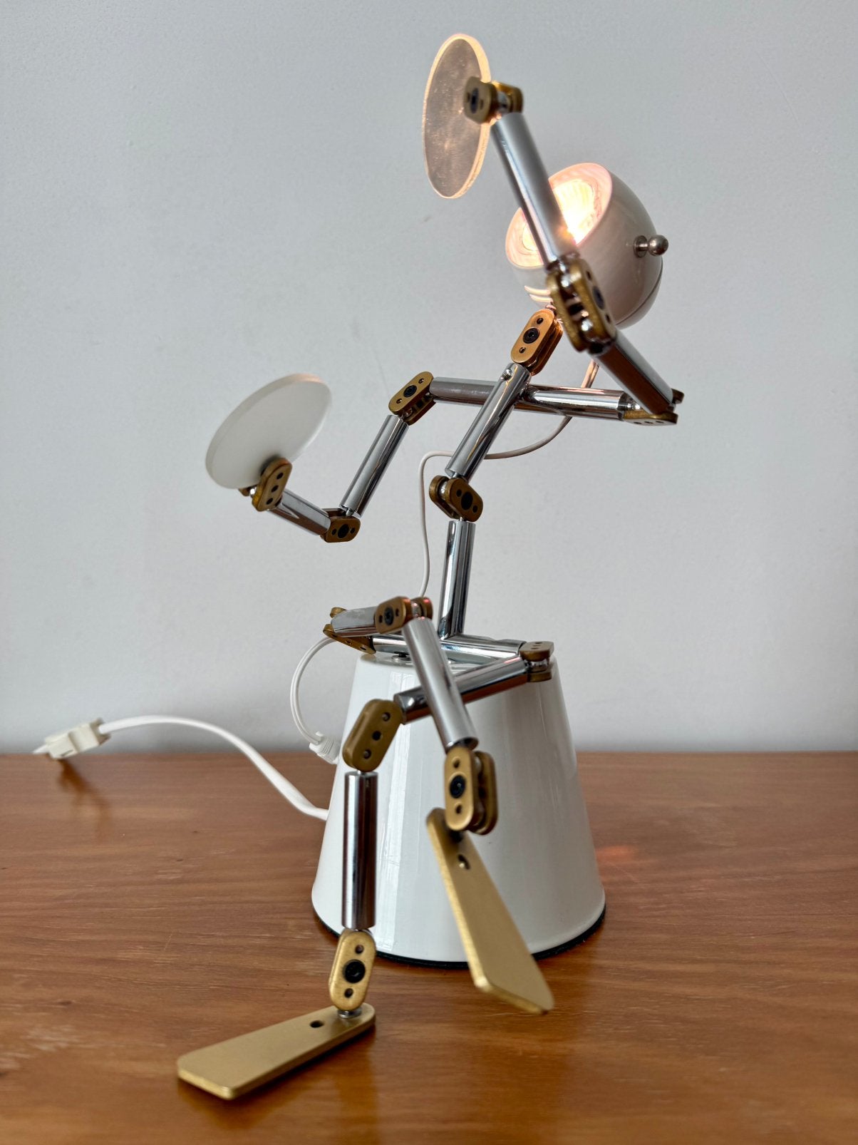 Vintage lamp, Ophalen, Zo goed als nieuw, Verstelbaar, Design