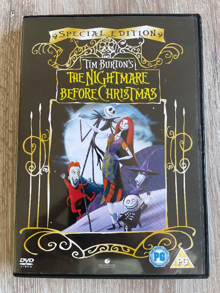 Dvd The Nightmare Before Christmas, Tim burton., Enlèvement, Comme neuf