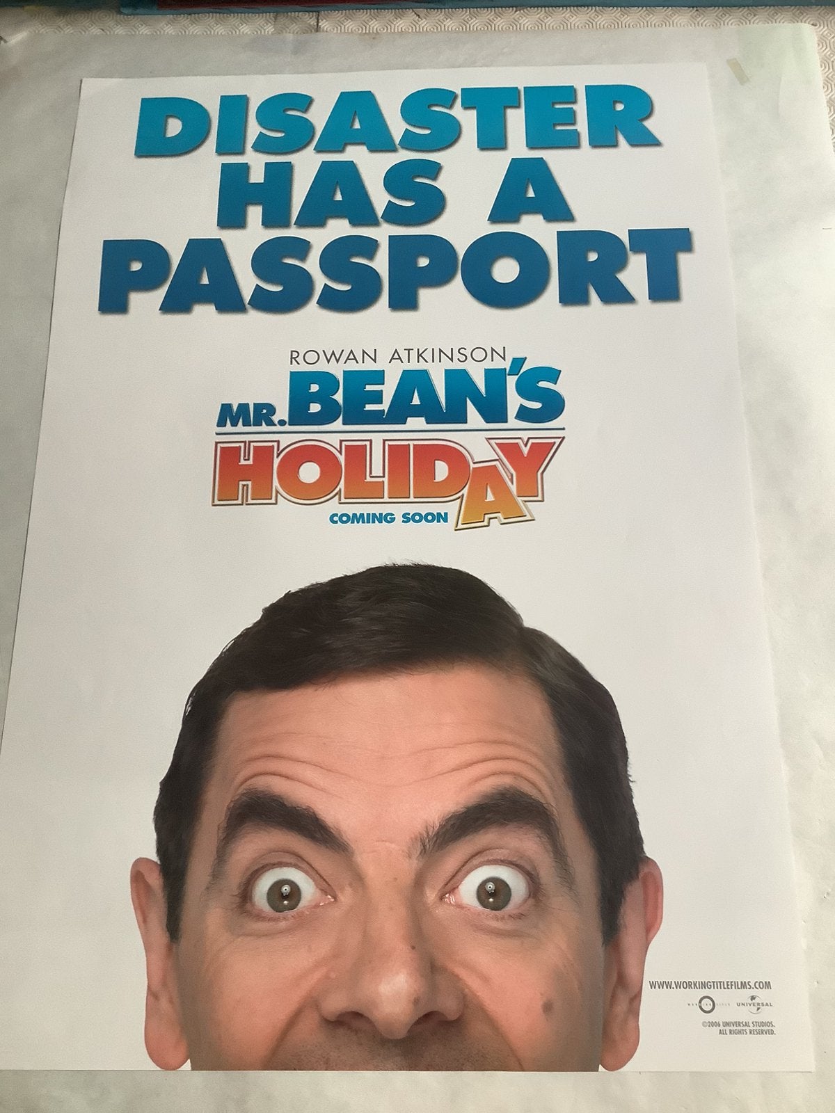 BEANS HOLIDAY   filmposter   70-100 cm, Verzamelen, Posters, Ophalen of Verzenden, Zo goed als nieuw