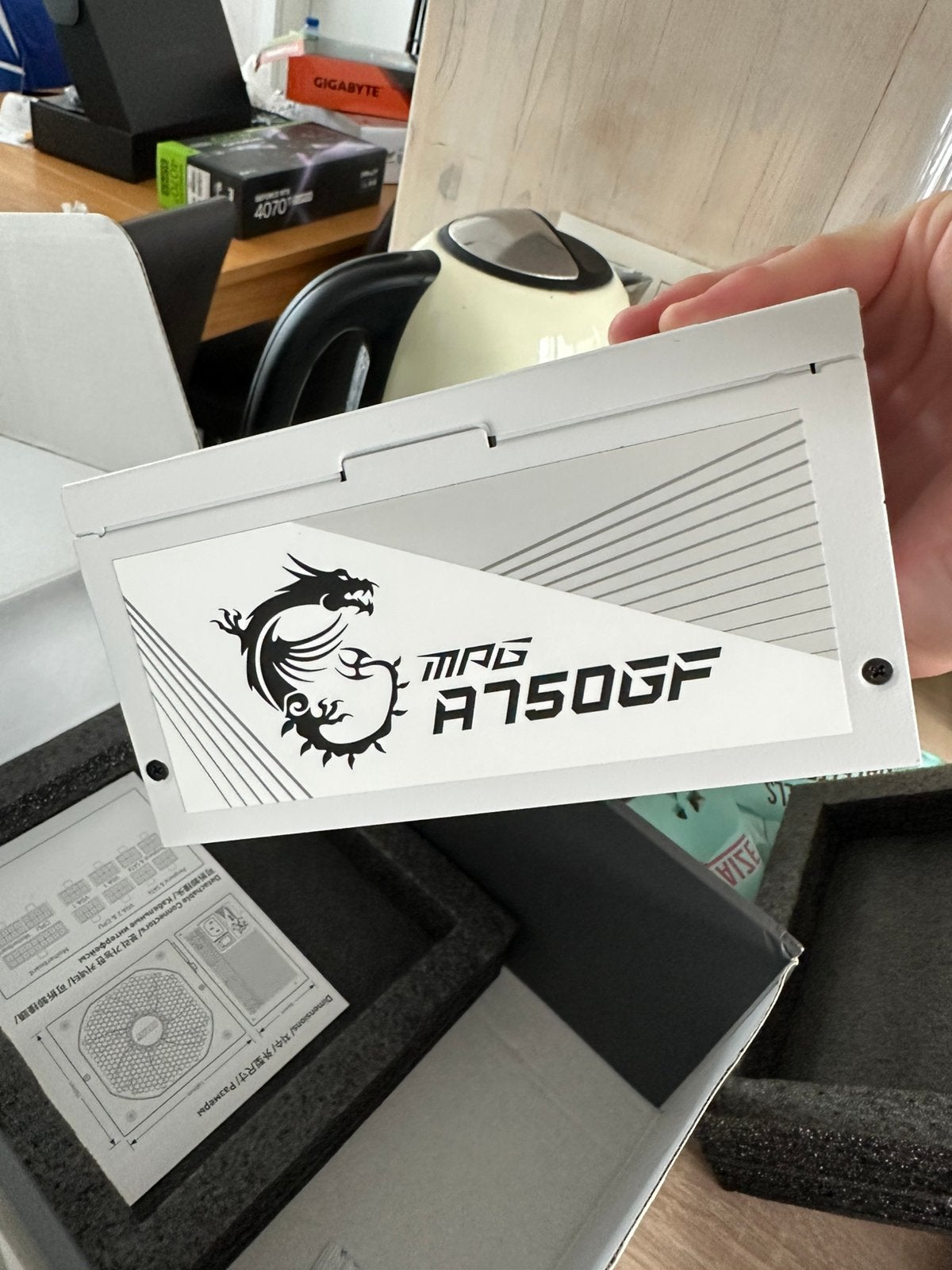 Alimentation 750w MSI MAG A750GF, Enlèvement ou Envoi, Comme neuf