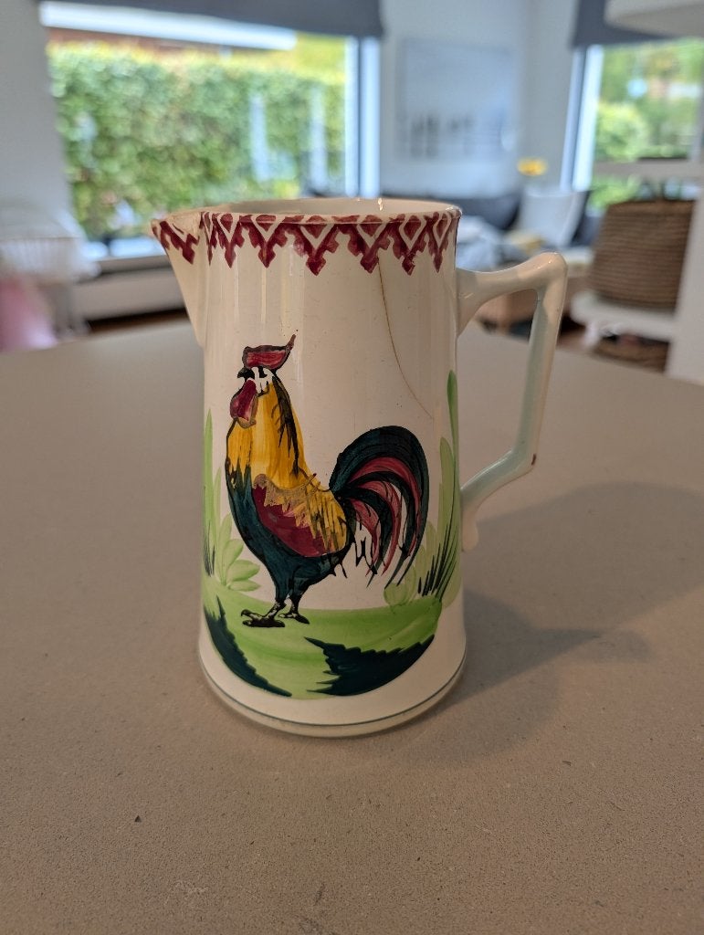 Kannetje in Frans aardewerk (faience), Ophalen of Verzenden