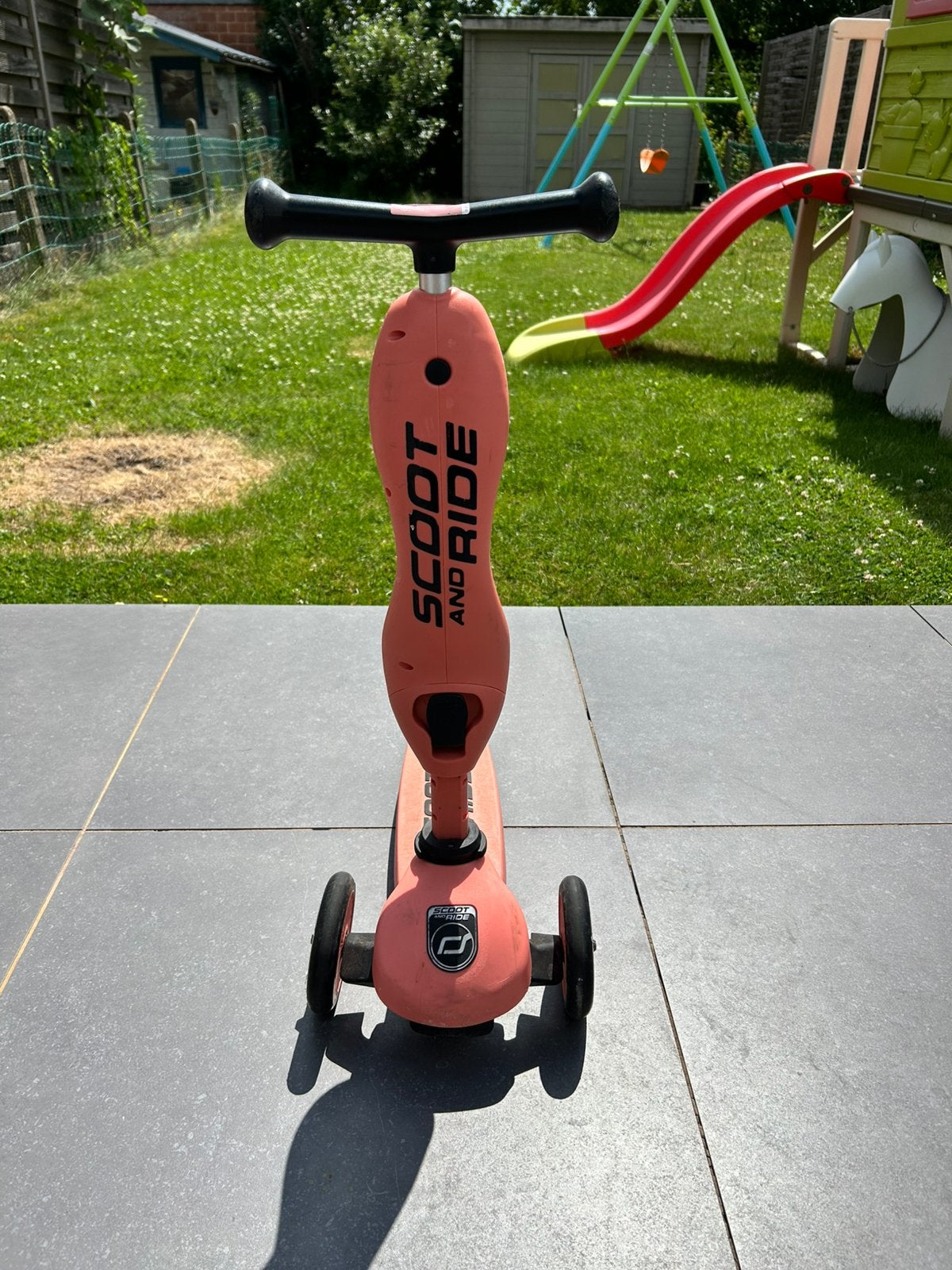 Scoot and ride step/loopfiets peach, Fietsen en Brommers, Steps, Ophalen, Gebruikt