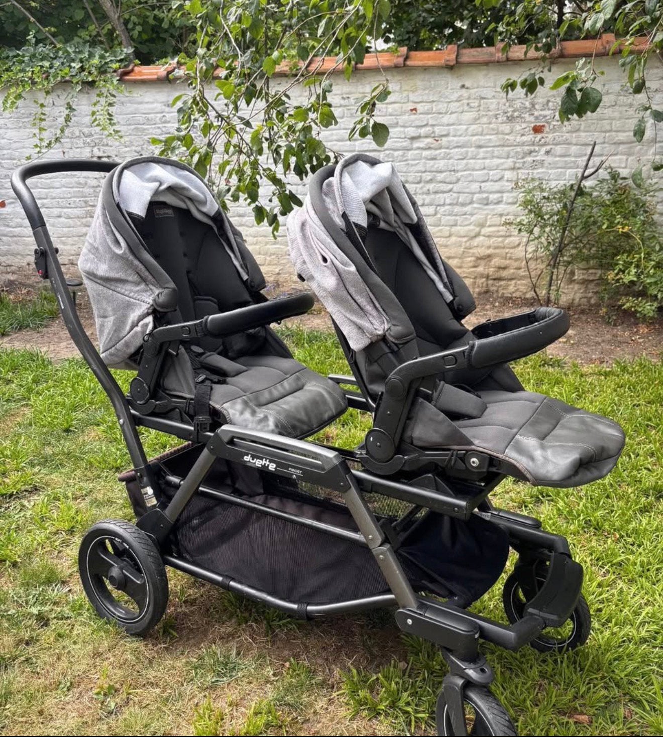 Double Poussette Peg Perego, Enfants & Bébés, Enlèvement ou Envoi, Comme neuf