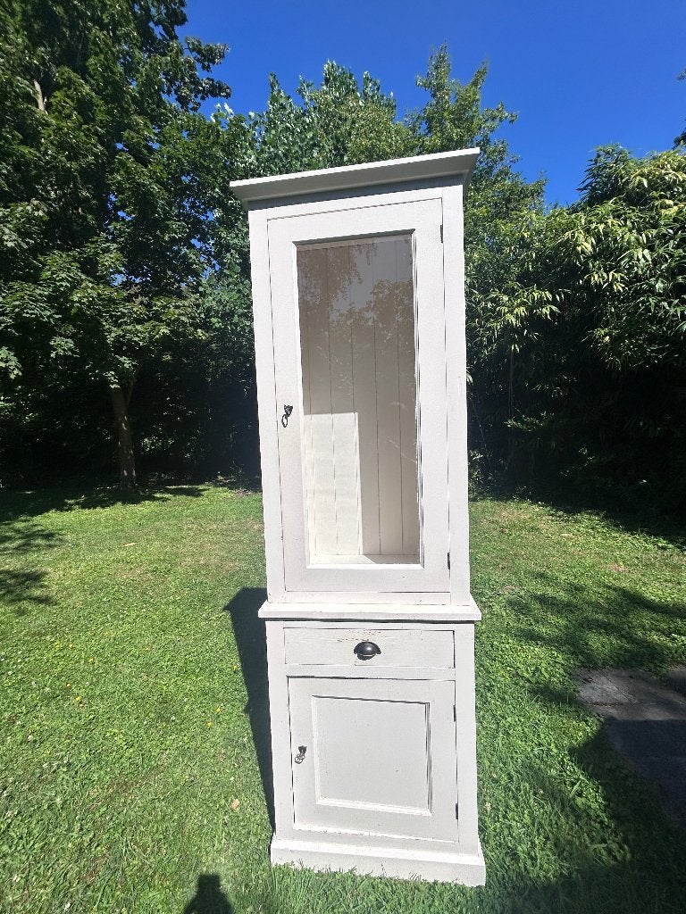 Bieden - houten kast, Ophalen, Gebruikt, 200 cm of meer, Eikenhout