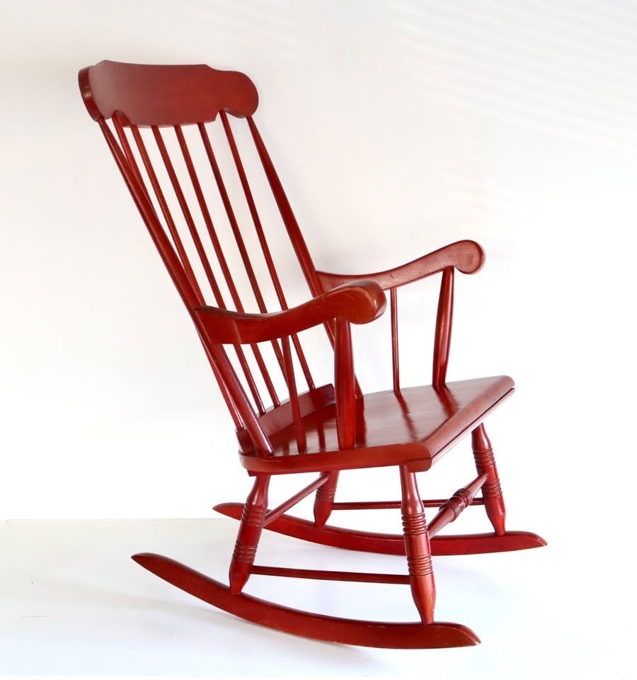 Vintage Schommelstoel - Seventies stoel - Retro deco, Ophalen
