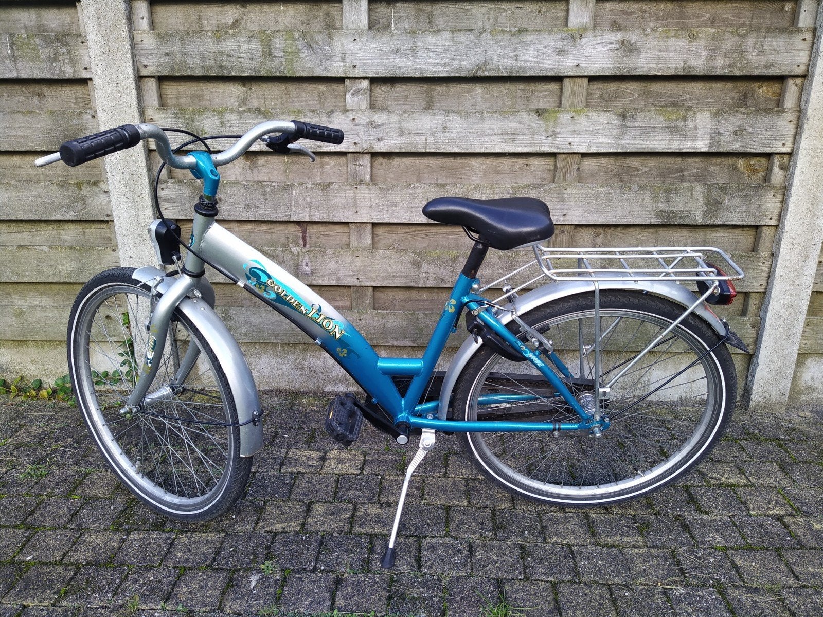 Fiets meisje, Ophalen, Terugtraprem, Handrem, Golden lion