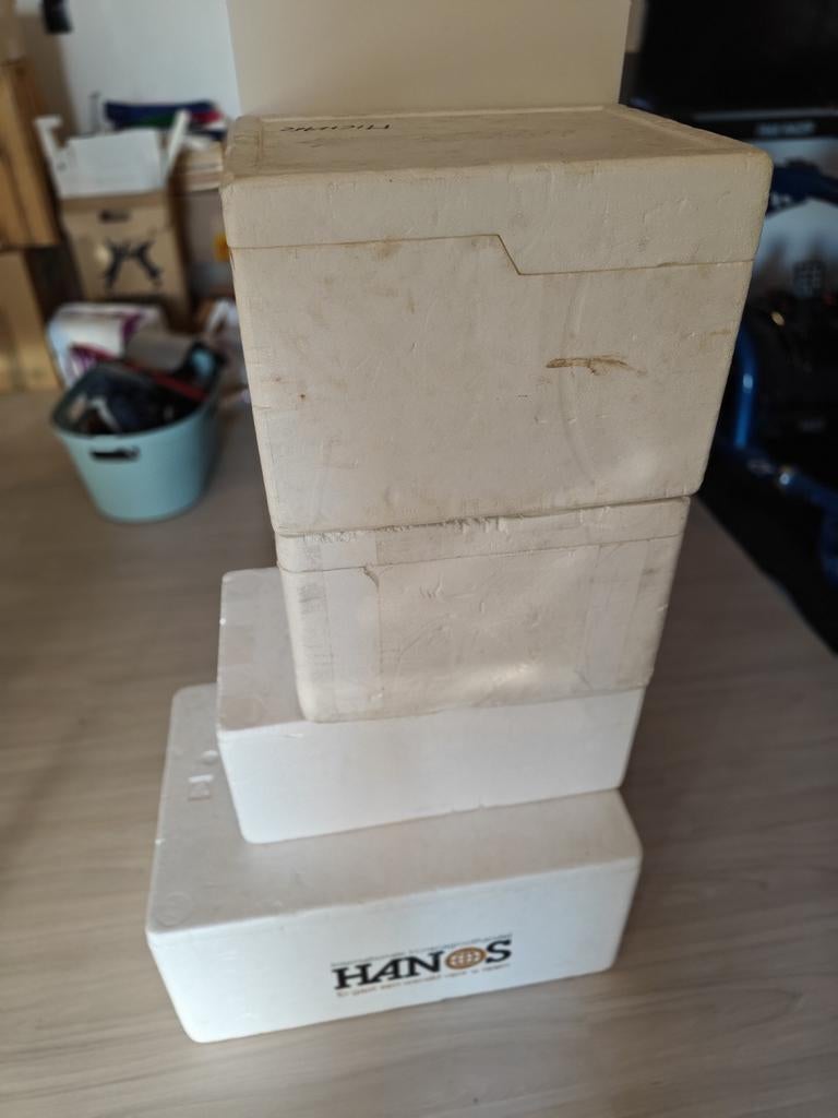 Isomo EPS thermo box, Enlèvement