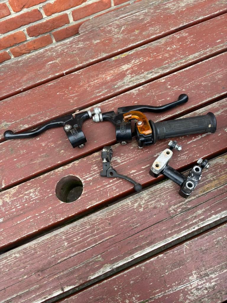 honda camino lusito gas remset en allu stuurklem, Fietsen en Brommers, Ophalen of Verzenden, Blok