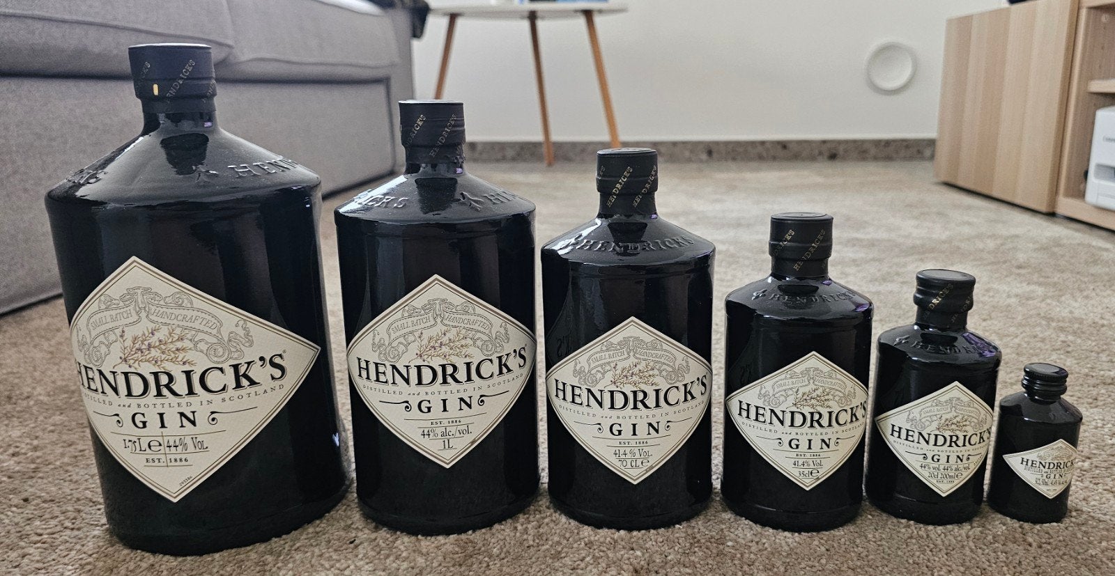 Hendrick´s gin collectie, Verzamelen, Ophalen, Nieuw