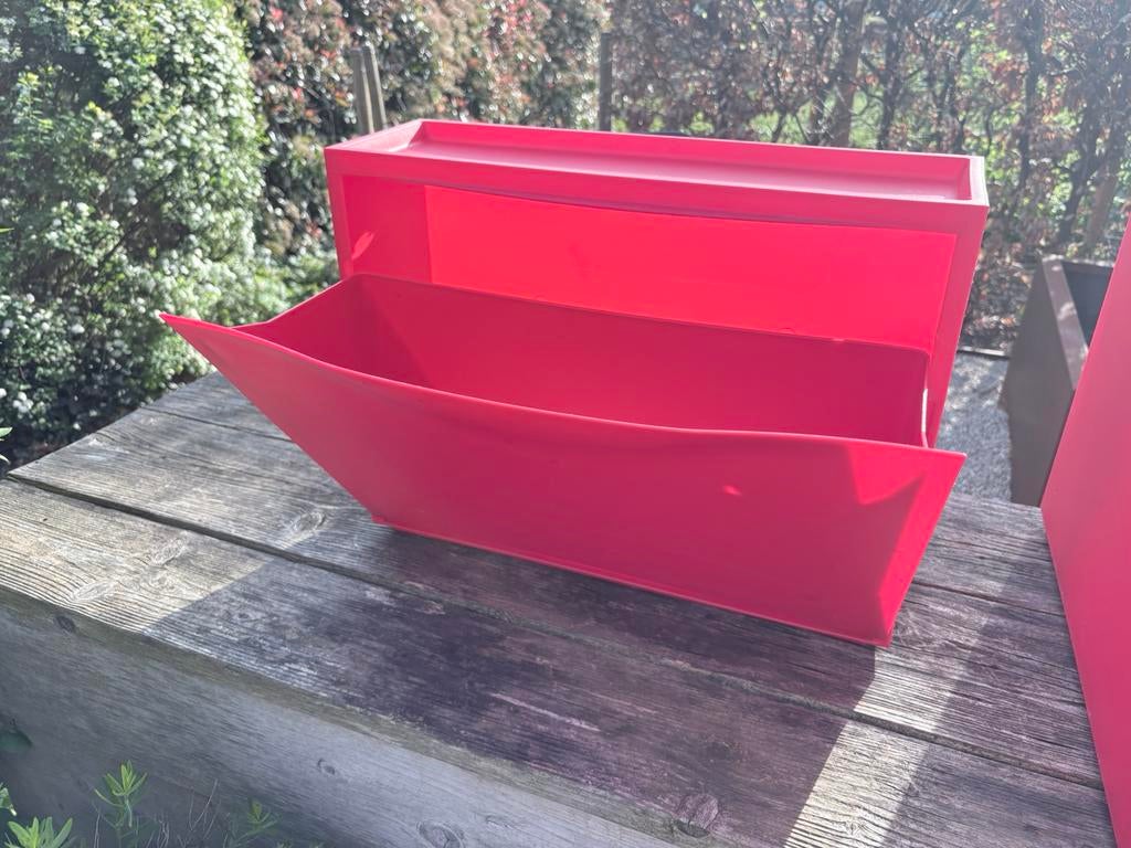 Trones 5 ikea opbergers rood, Huis en Inrichting, Ophalen, Gebruikt