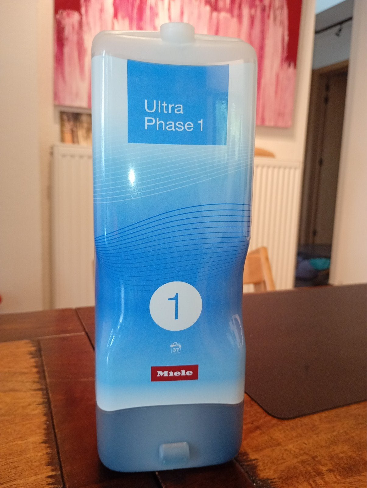 Wasmiddel Miele ultra phase 1, Ophalen