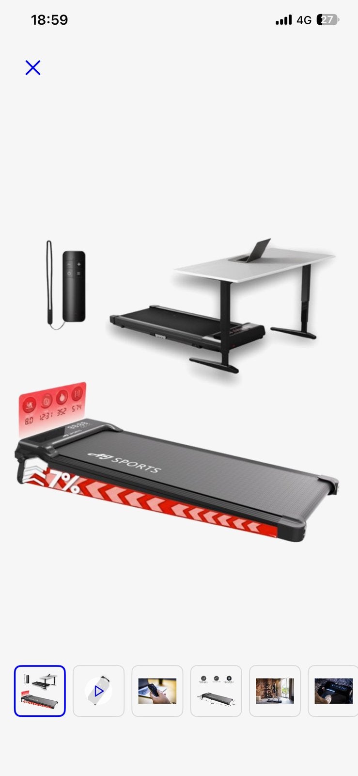 Loopband, Enlèvement, Comme neuf, Tapis roulant