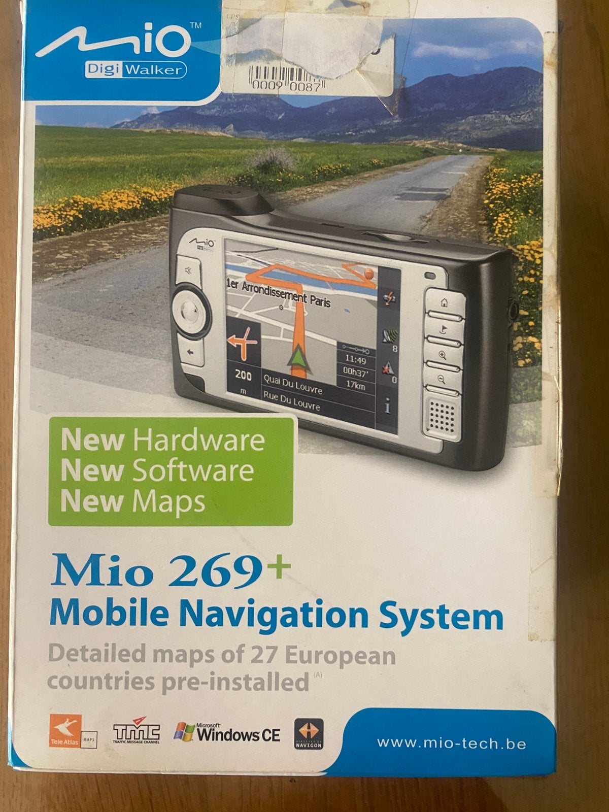 Mio 269+ digi walker mobiele gps als nieuw in doos, Auto diversen, Autonavigatie, Ophalen, Nieuw