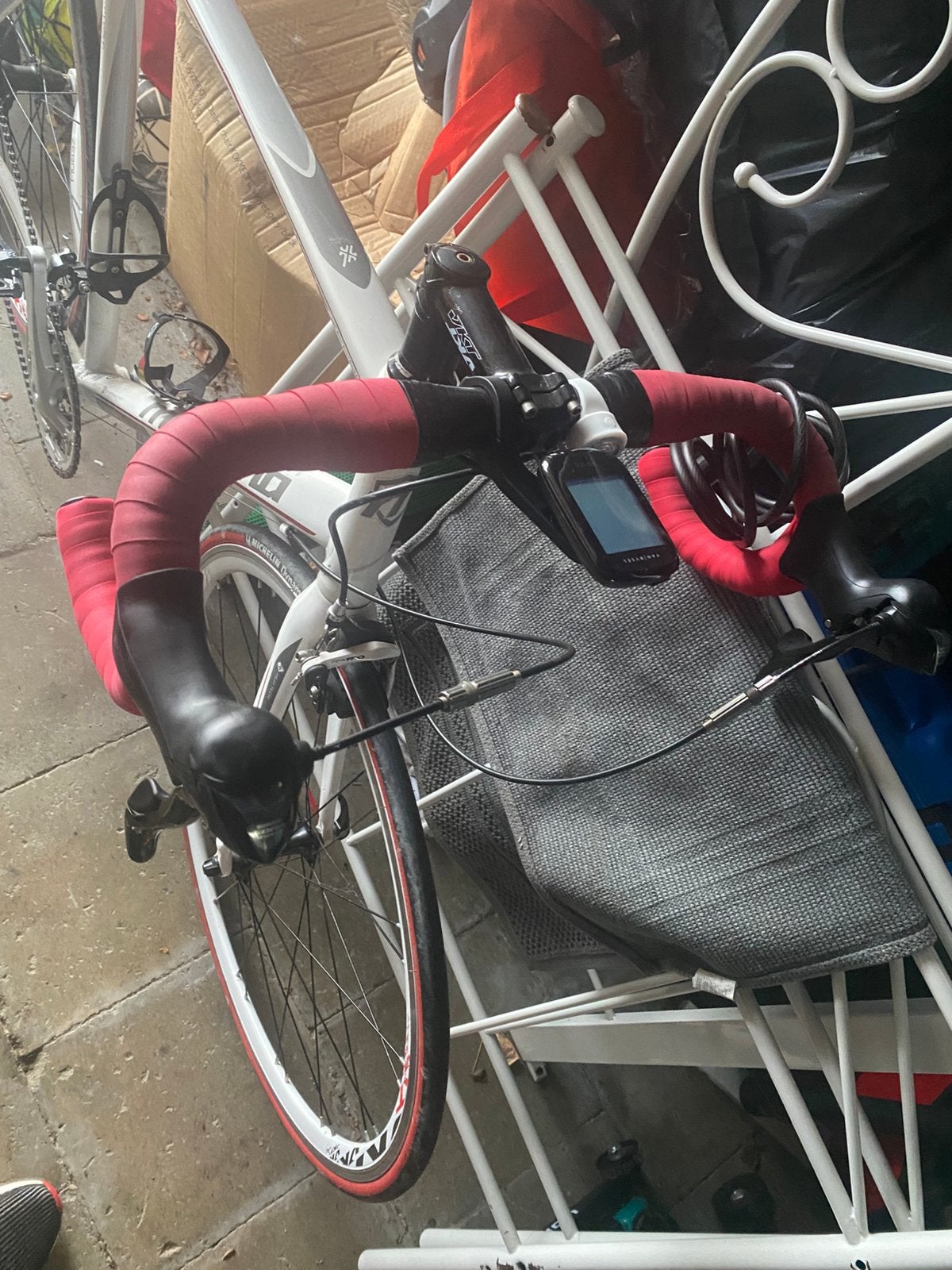 Koersfiets met rollentrainer, Ophalen, 10 tot 15 versnellingen, Heren, Overige maten