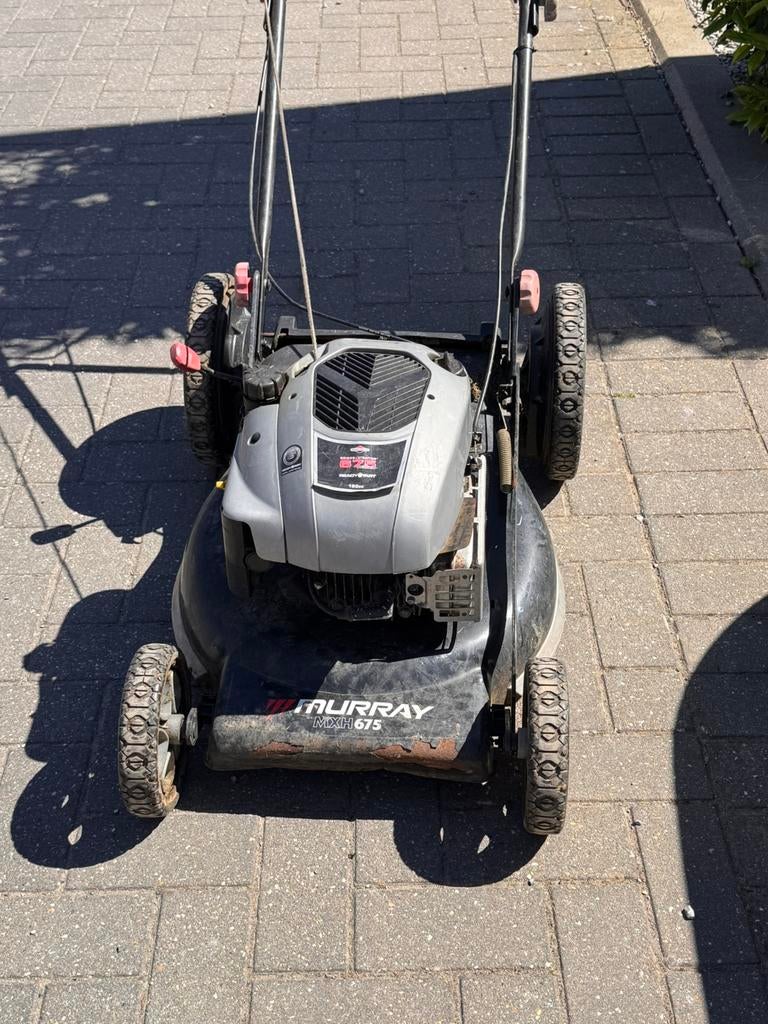 Tondeuse auto traction, Enlèvement, Utilisé, Tondeuses à gazon à essence, Bac de ramassage