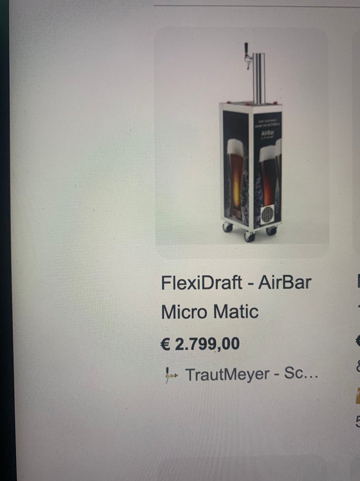 Party tap, Ophalen, Zo goed als nieuw