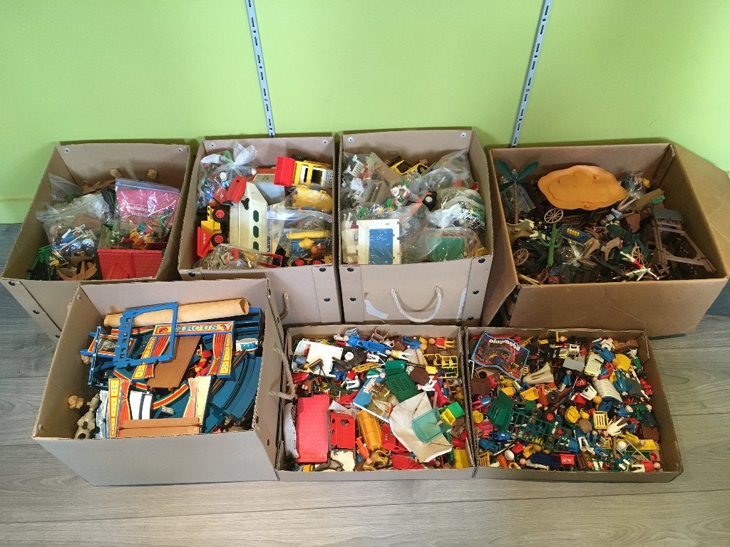 Playmobil - mega lot, Ophalen, Gebruikt, Losse onderdelen
