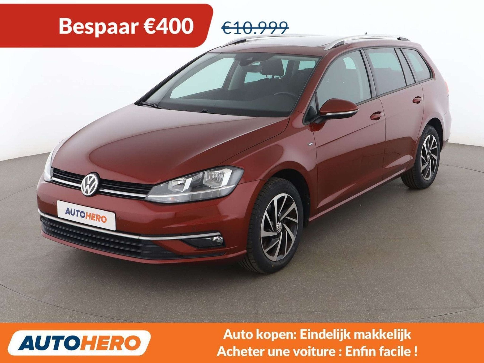 Volkswagen Golf 1.0 TSI Join (année de construction 2019), Rouge, Achat, 5 portes, Tissu
