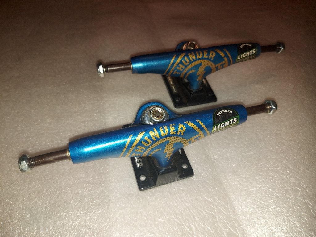 Axe de Skate - Thunder - 148 Goldstrike LT Blue-Black, Enlèvement ou Envoi, Neuf, Skateboard